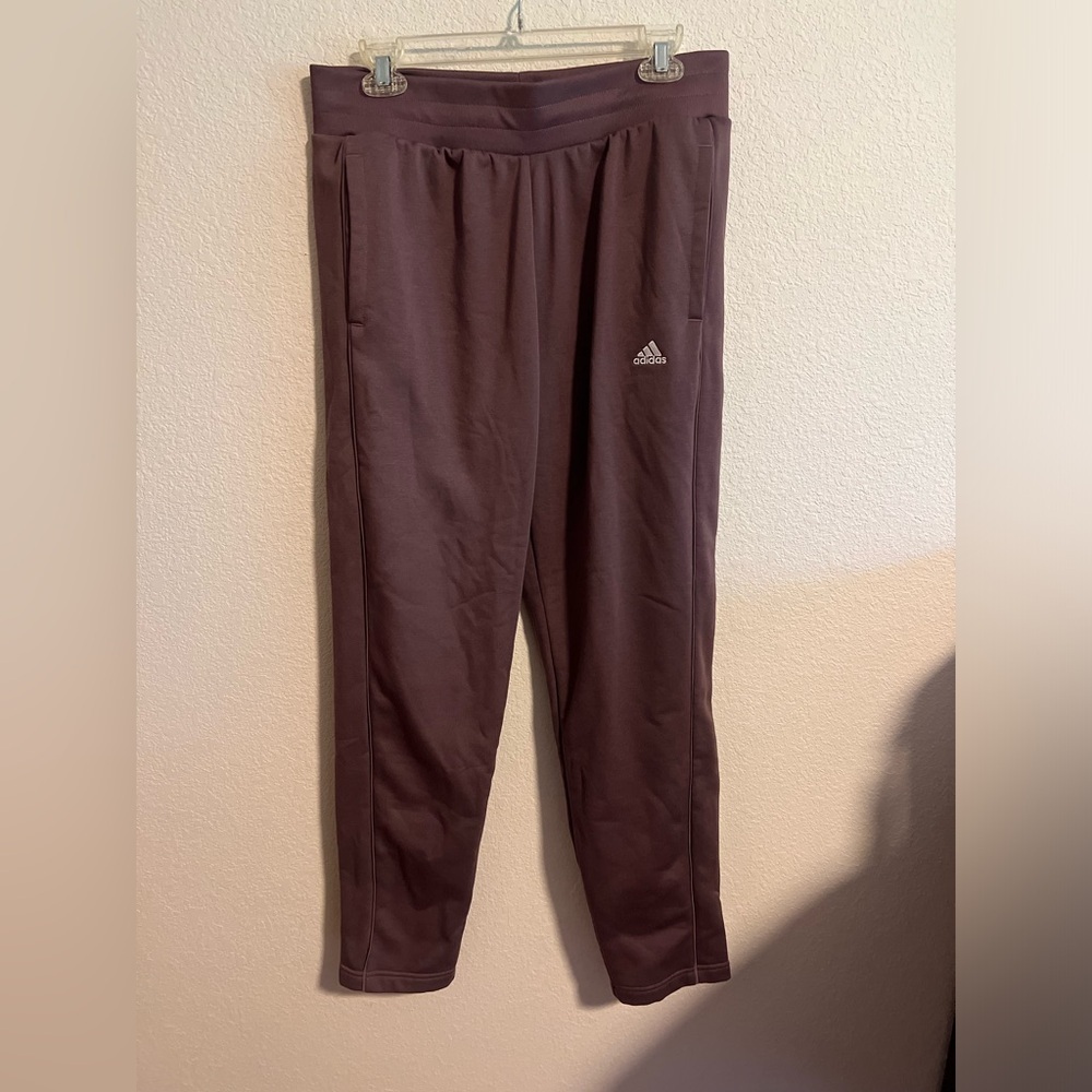 Purple Adidas Track Pants Size Medium